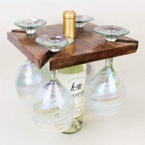 Wine Glass Bottle Hanger